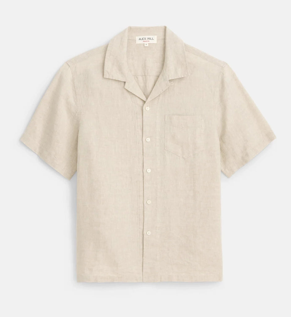 Alex Mill - Camp Shirt in Linen - Flax