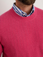 Alex Mill - Jordan Sweater in Lightweight Cashmere in Pink - City Workshop Men's Supply Co.