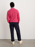 Alex Mill - Jordan Sweater in Lightweight Cashmere in Pink - City Workshop Men's Supply Co.