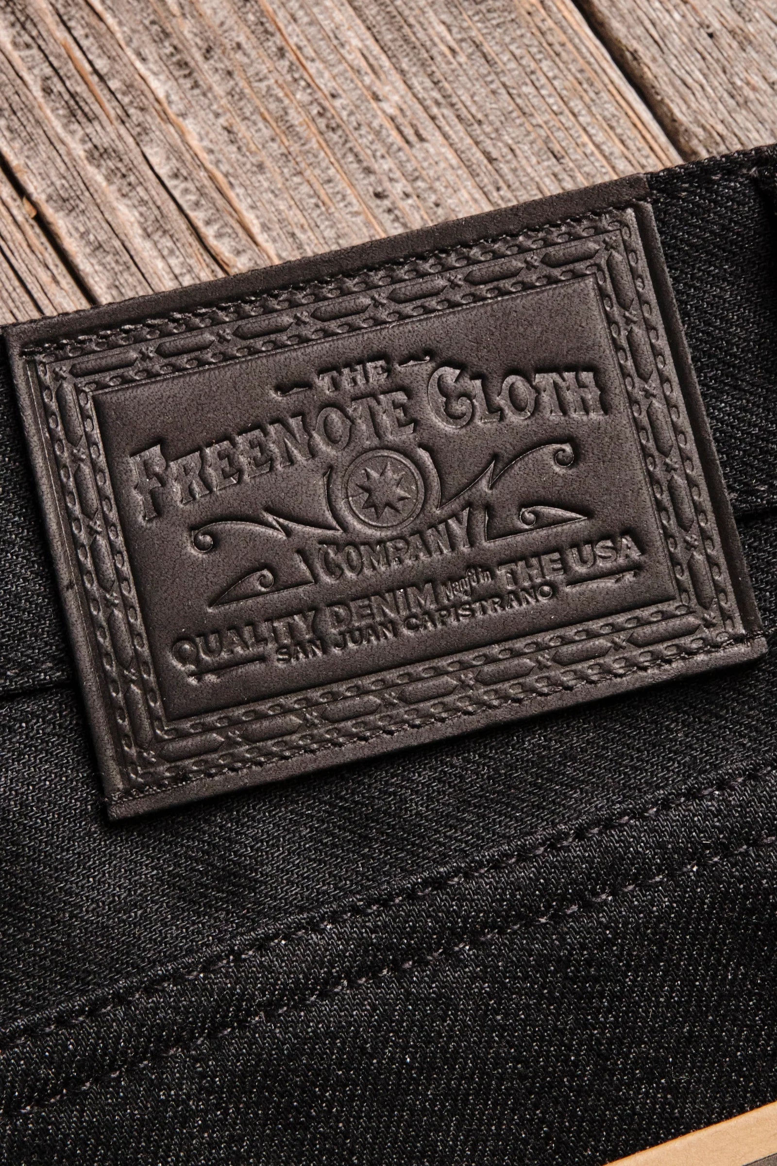Freenote Cloth - Portola Taper Raw 14.25oz Black Grey Japanese Denim - City Workshop Men's Supply Co.
