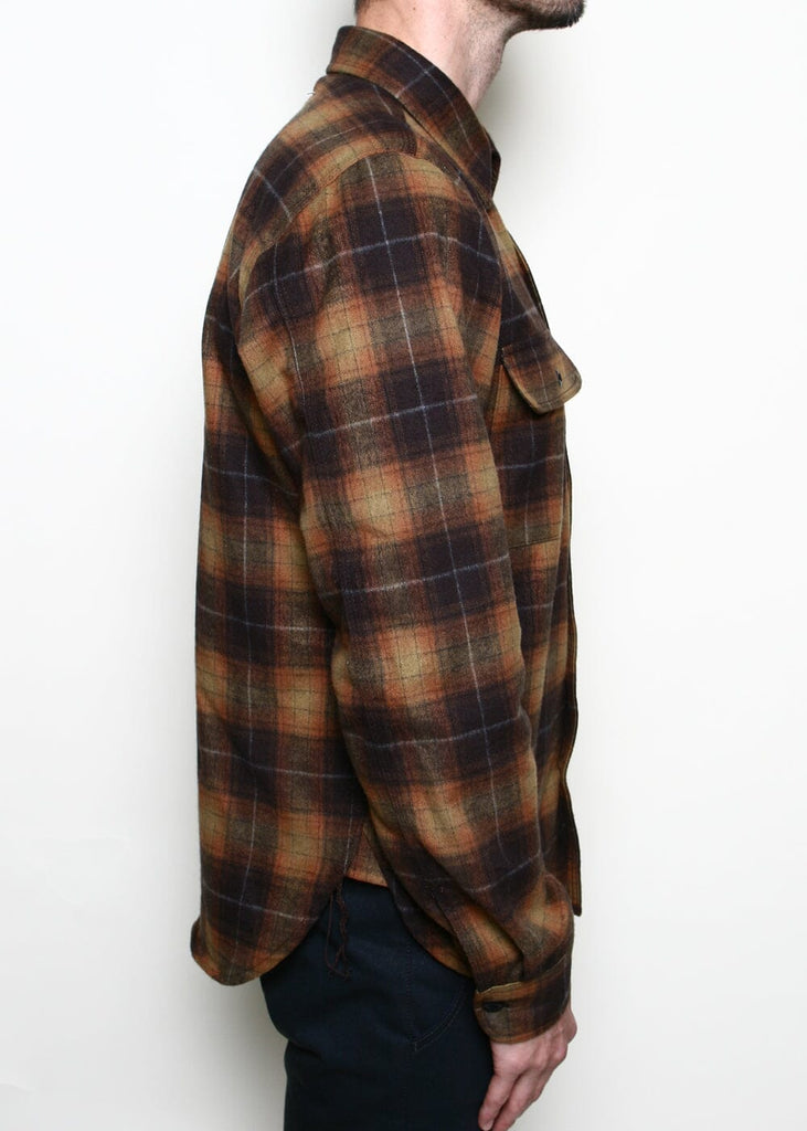 Rogue Territory - Field Shirt in Sienna Brushed Plaid - City Workshop Men's Supply Co.