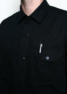 Rogue Territory - Service Shirt Black Canvas Selvedge - City Workshop Men's Supply Co.