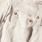 SAMURAI JEANS - S710SC-KI SAMURAI COTTON KINARI JEANS - ECRU - City Workshop Men's Supply Co.