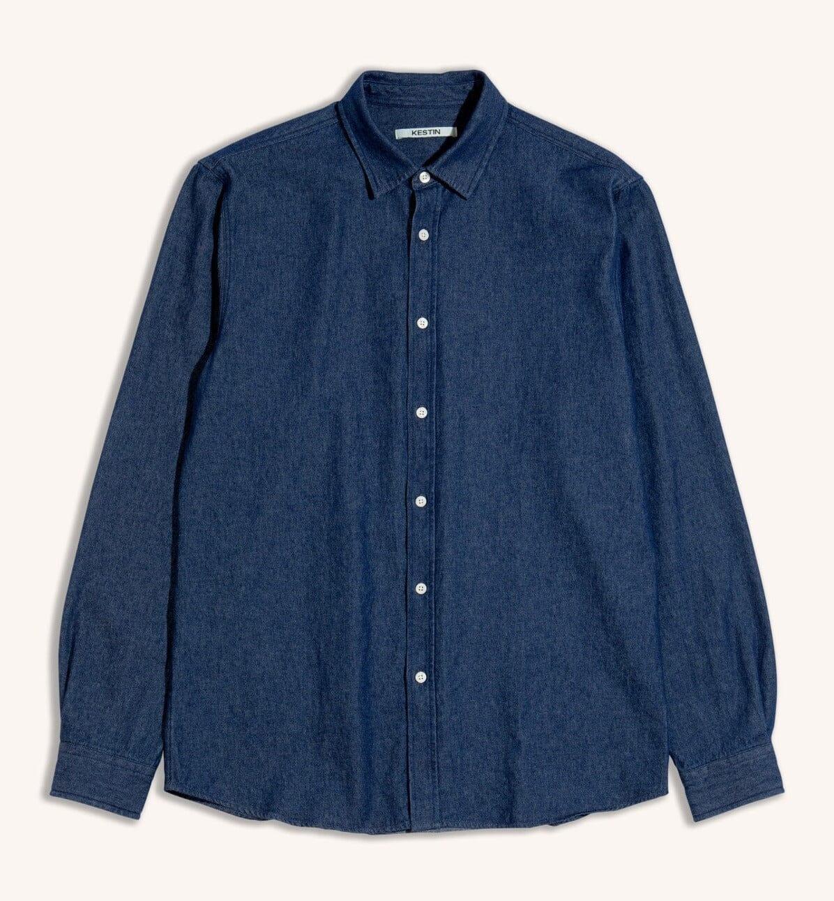 Kestin - Dirleton Shirt in Dark Denim - City Workshop Men's Supply Co.