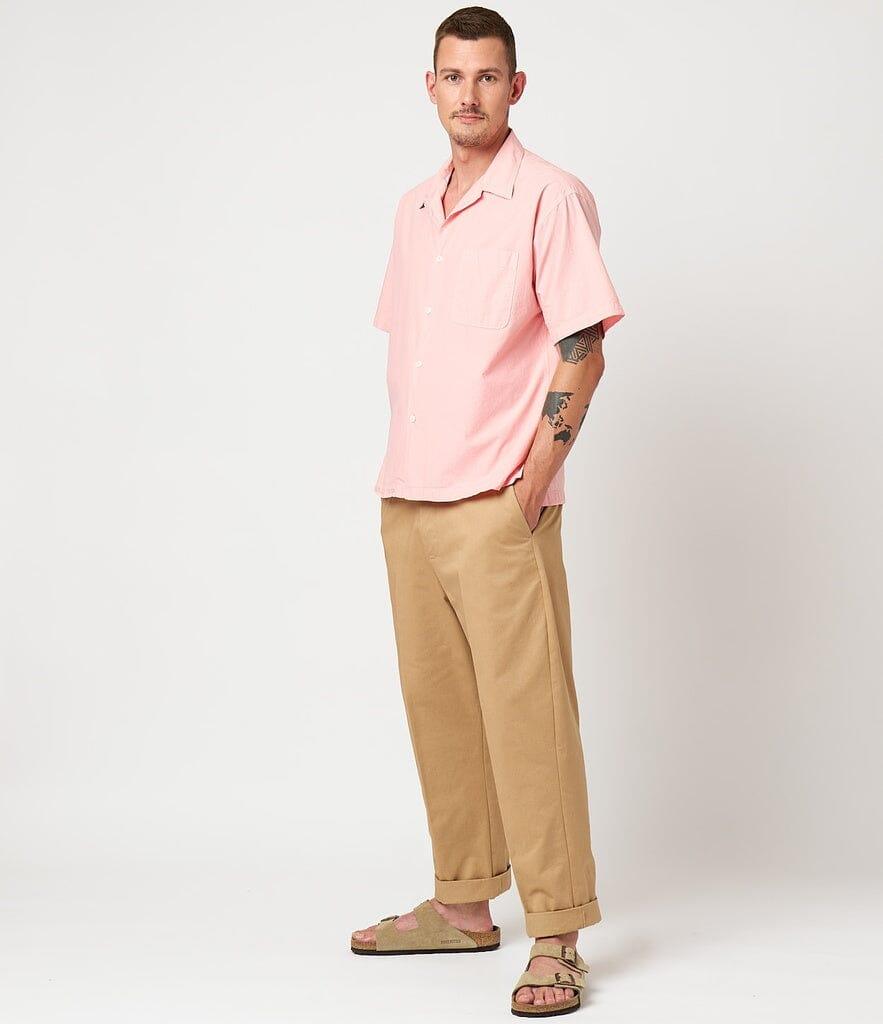 セオリーLightweight Wool Pocket Shirt Merz b. Schwanen - SHIRT03 UNISEX Bowling Shirt, Organic