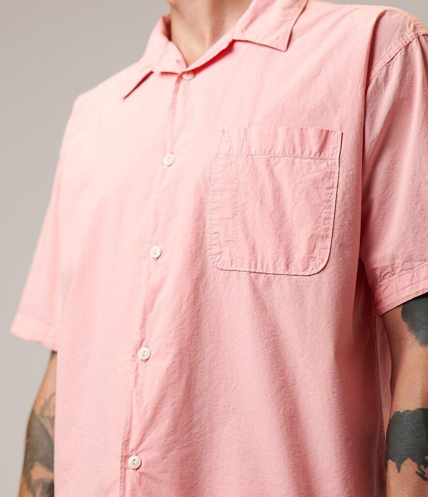 セオリーLightweight Wool Pocket Shirt Merz b. Schwanen - SHIRT03 UNISEX Bowling Shirt, Organic