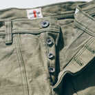 SAMURAI JEANS - 15oz Heavy Baker Pants (SJ52BP) in Olive - City Workshop Men's Supply Co.