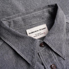 SAMURAI JEANS - Twisted Heather "Selvedge" Work Shirt (SJCBS23) - Black - City Workshop Men's Supply Co.