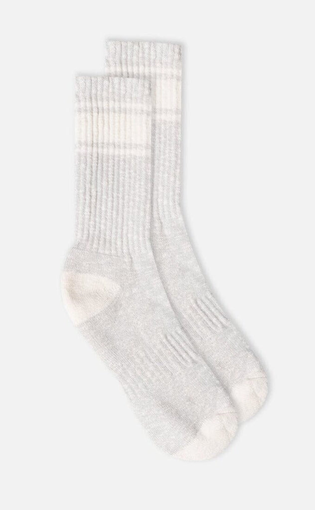 Kestin - Elgin Sock in Grey Marl / Ecru