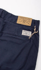 Freenote Cloth - Workers Chino Slim Fit 14oz Slub Navy - City Workshop Men's Supply Co.