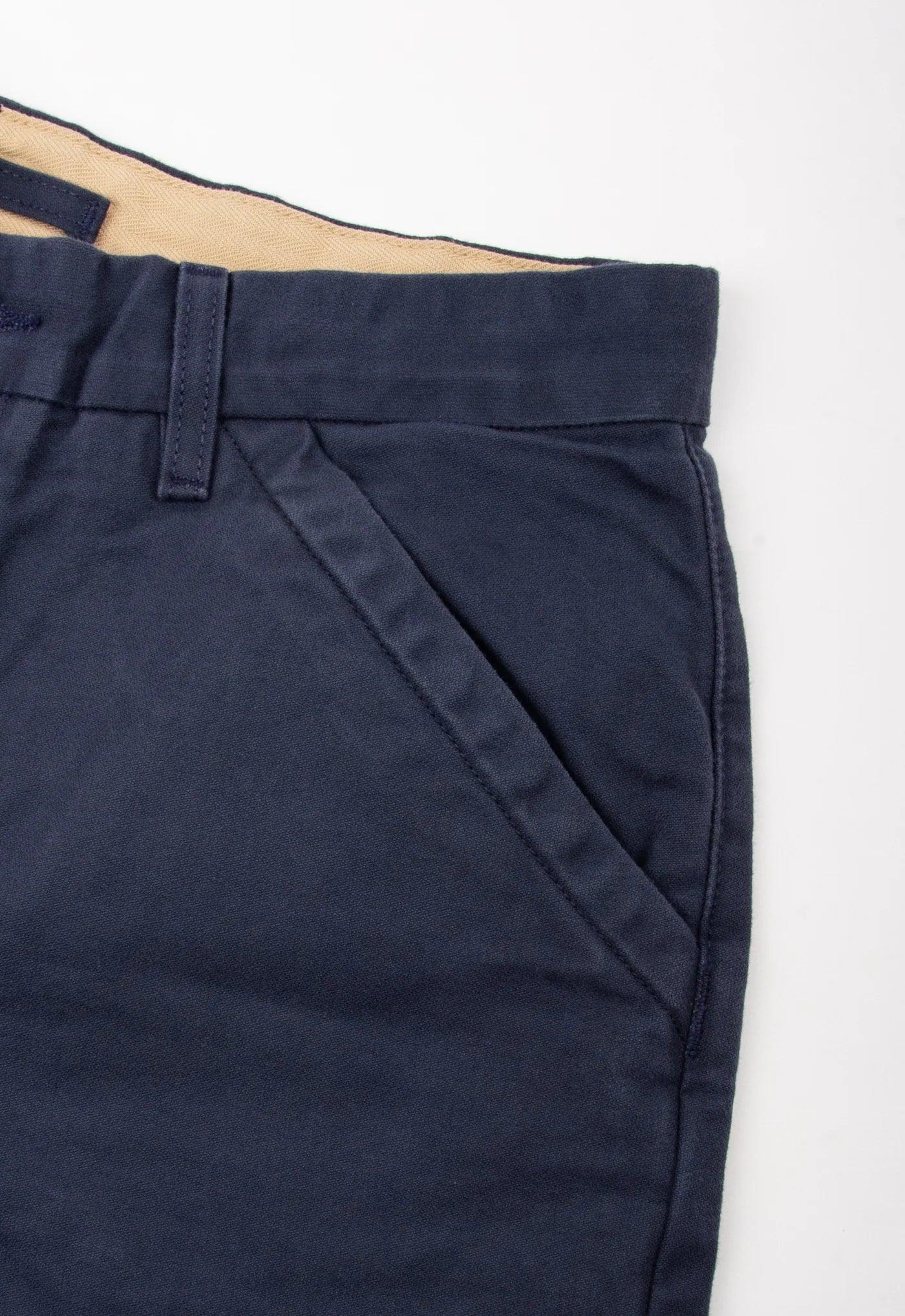 Freenote Cloth - Workers Chino Slim Fit 14oz Slub Navy - City Workshop Men's Supply Co.