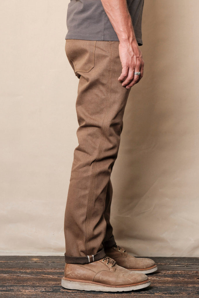 Freenote Cloth - Rios 15oz Brown Denim - City Workshop Men's Supply Co.