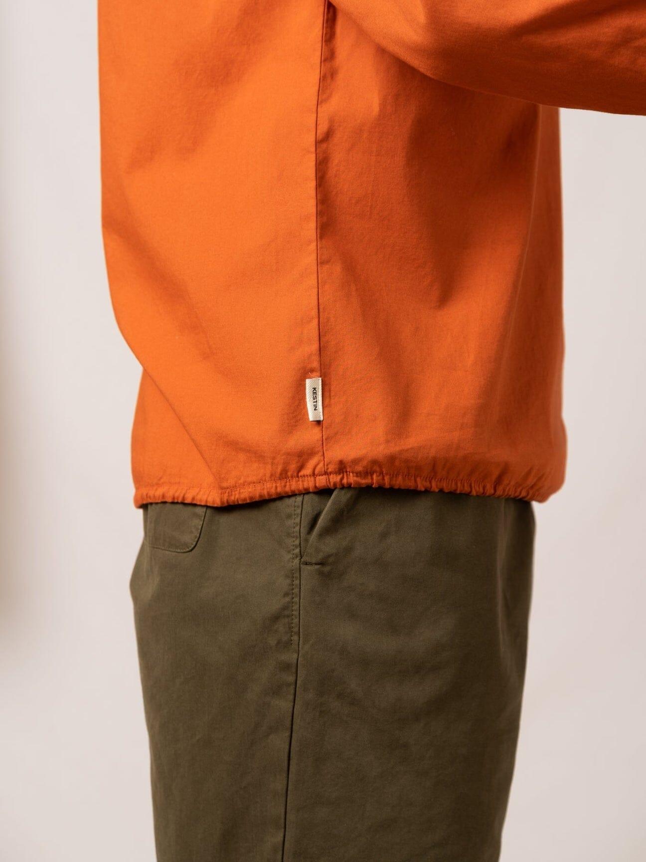 Kestin - Crieff Windbreaker in Burnt Orange Cotton - City Workshop Men's Supply Co.