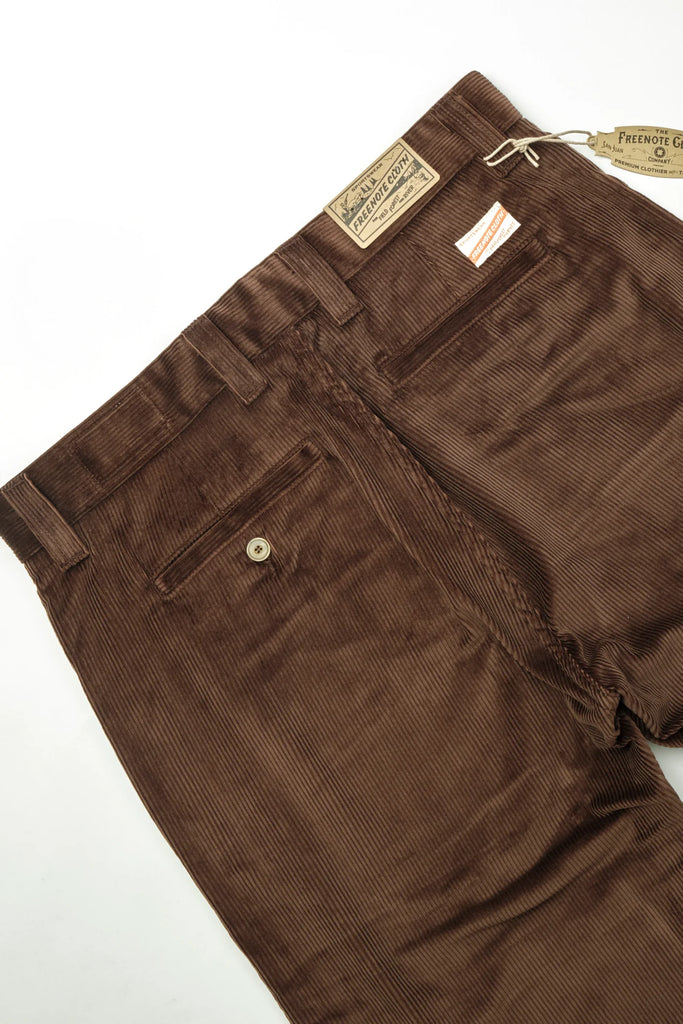 Freenote Cloth - Deck Pant in Chocolate Cord - City Workshop Men's Supply Co.