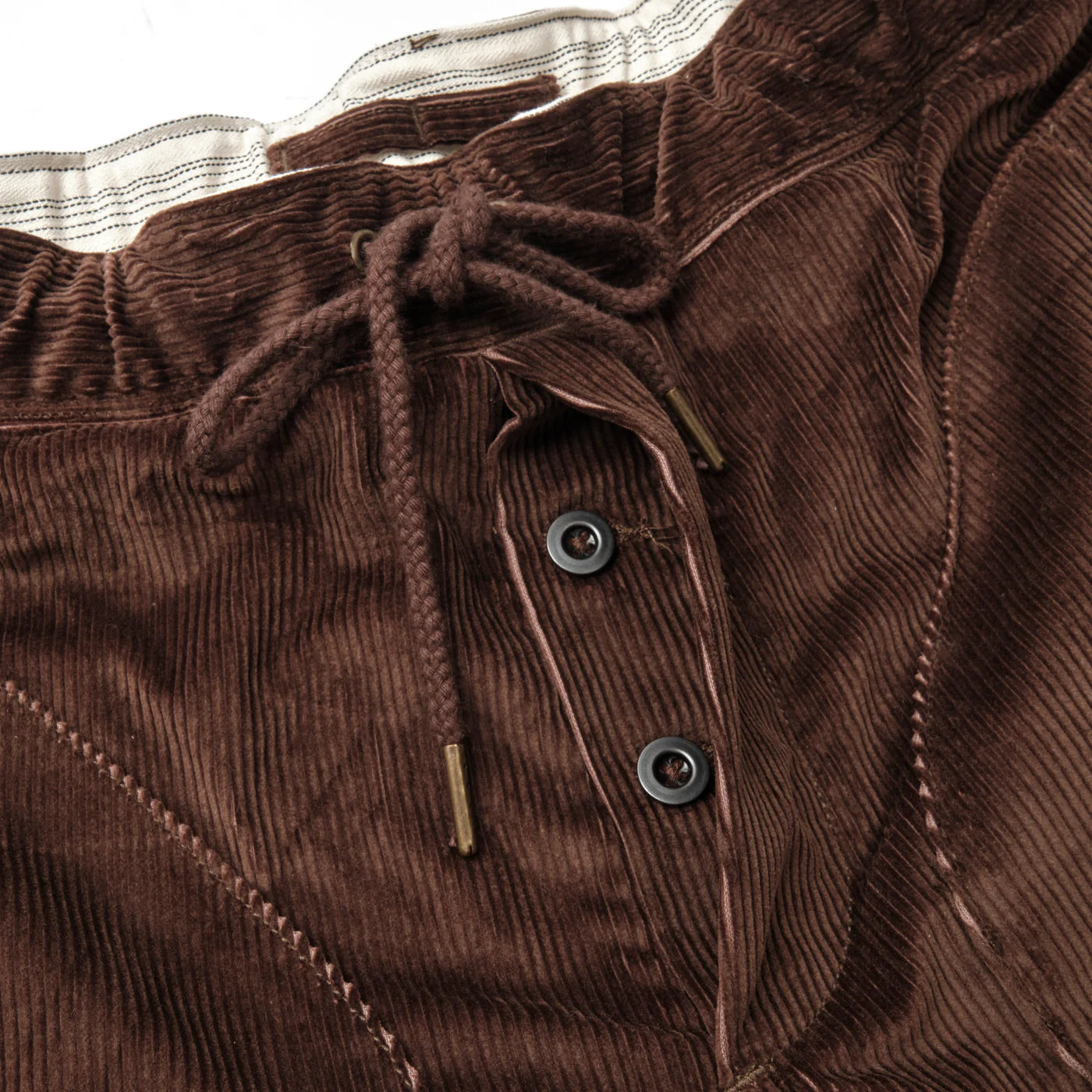 Freenote Cloth - Deck Short Brown Cord - City Workshop Men's Supply Co.