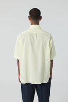 Unfeigned - Short Sleeve Baggy Shirt Seersucker - Lemon - City Workshop Men's Supply Co.