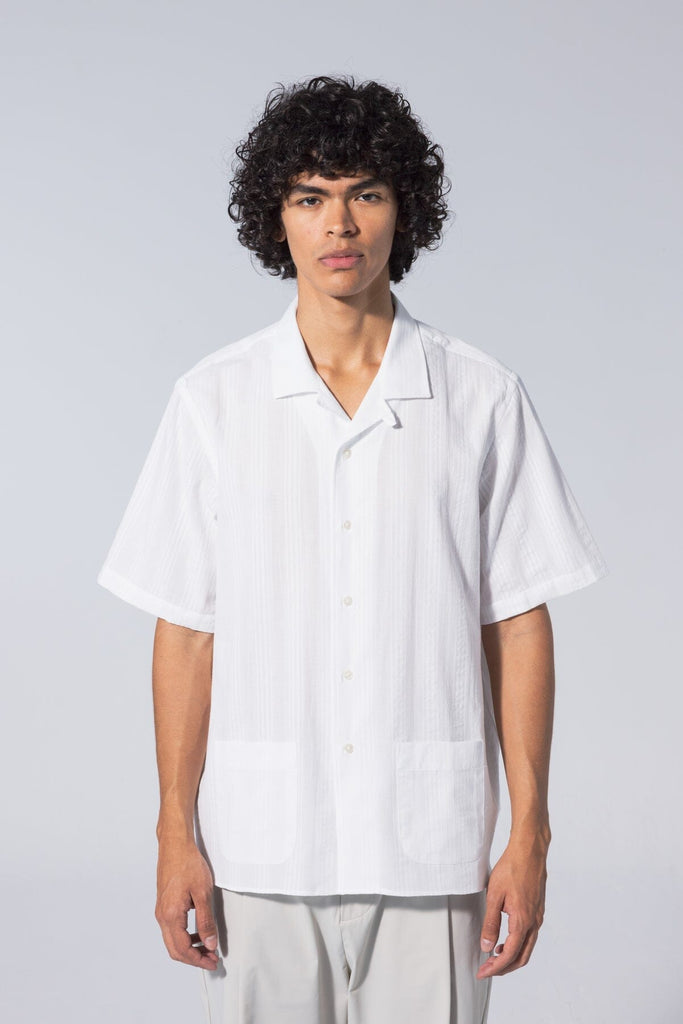 Unfeigned - Short Sleeve Shirt S1 Maui - White - City Workshop Men's Supply Co.