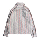 SAMURAI JEANS - Patterned Open-collar Shirt (SWCW23-FP) in Grey - City Workshop Men's Supply Co.