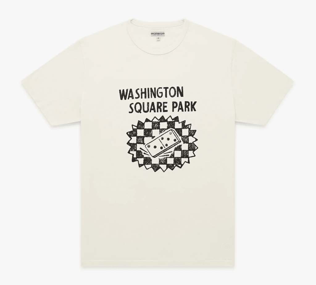 Knickerbocker - Washington Square T-Shirt in Milk - City Workshop Men's Supply Co.