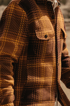 KATO - The Anvil 13oz Loose Weave Plaid - Brown - City Workshop Men's Supply Co.