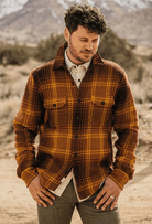 KATO - The Anvil 13oz Loose Weave Plaid - Brown - City Workshop Men's Supply Co.