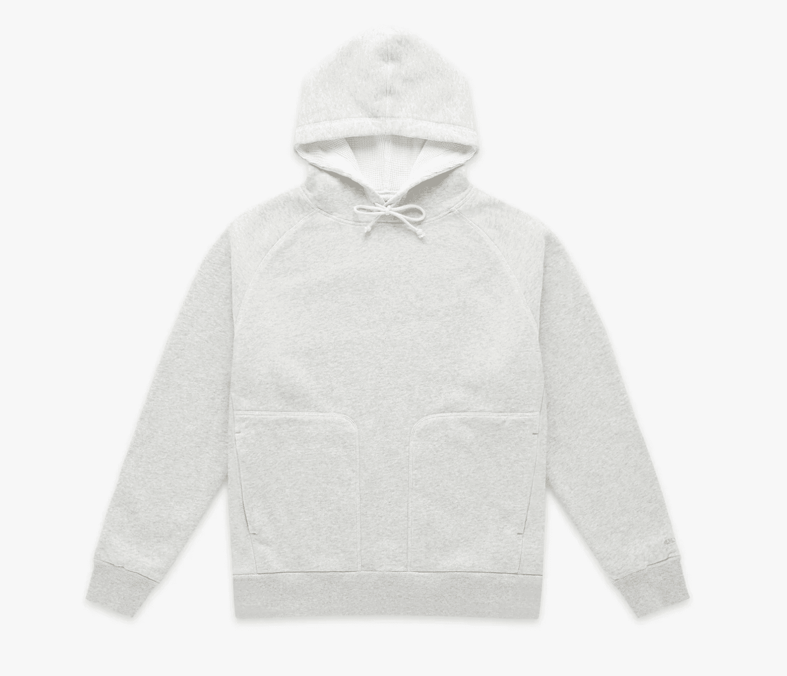 Knickerbocker - Double Face Waffle Hoodie in Ash Grey - City Workshop Men's Supply Co.