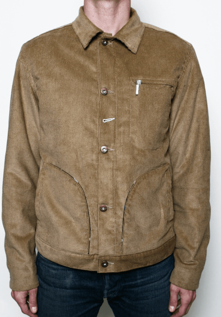 Rogue Territory - Lined Corduroy Supply Jacket - Tan - City Workshop Men's Supply Co.
