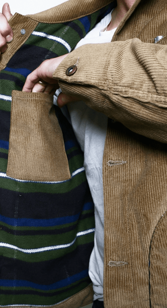 Rogue Territory - Lined Corduroy Supply Jacket - Tan - City Workshop Men's Supply Co.