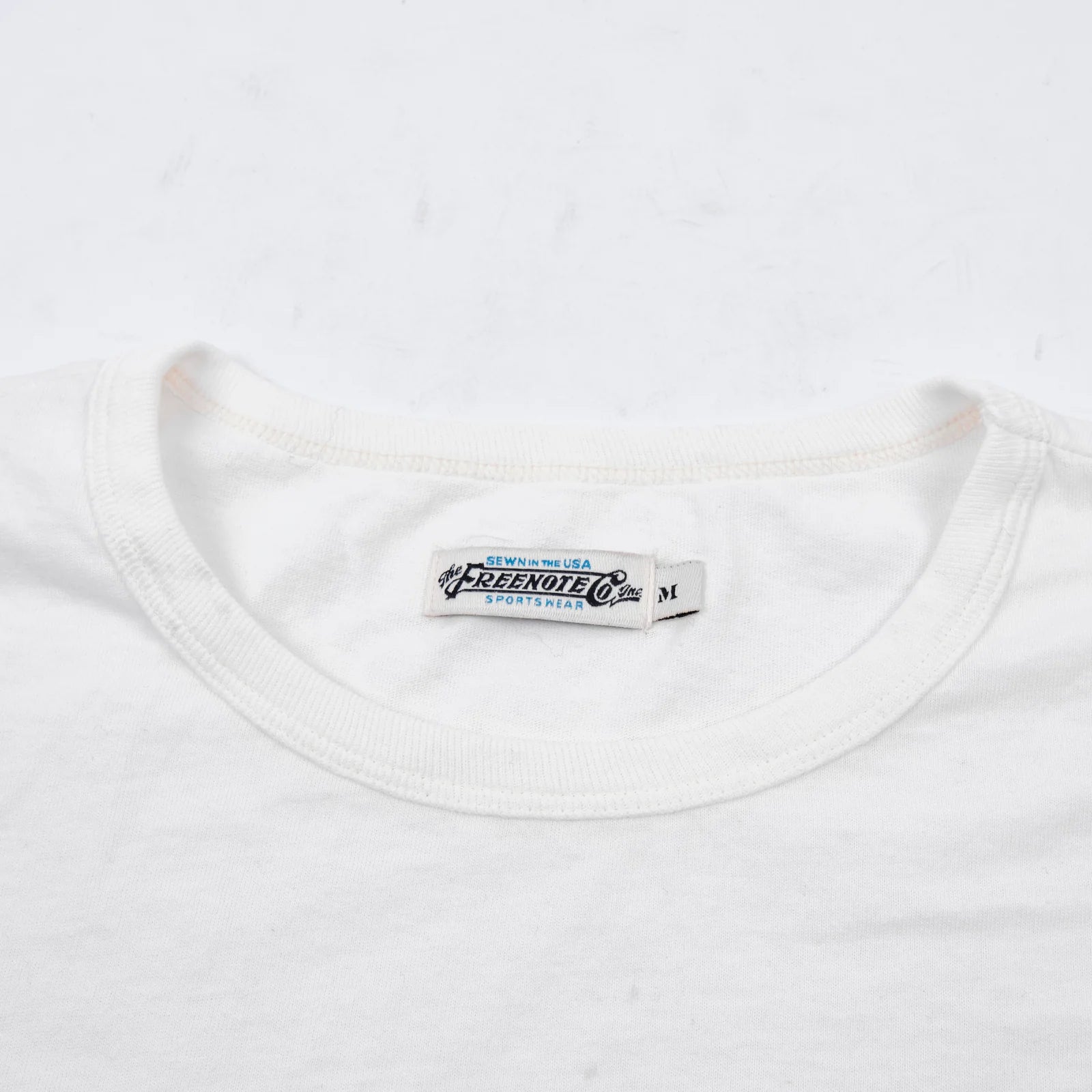 Freenote Cloth - 9 Ounce Pocketless T-Shirt - White - City Workshop Men's Supply Co.