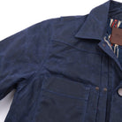 Freenote Cloth - RJ-1 Riders Jacket Waxed Canvas Navy - City Workshop Men's Supply Co.