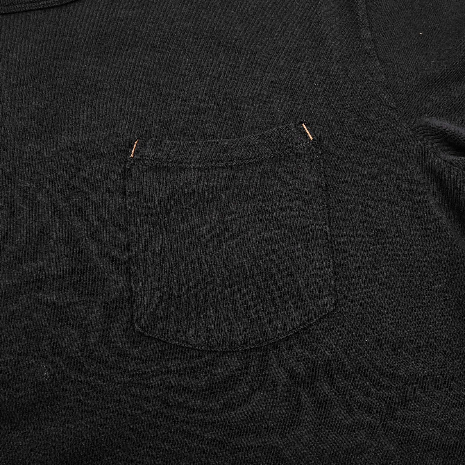 Freenote Cloth - 9 Ounce Pocket T-Shirt - Black - City Workshop Men's Supply Co.