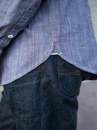 Blackthorn Denim - Hudson Work Shirt - High-Low Blue - City Workshop Men's Supply Co.