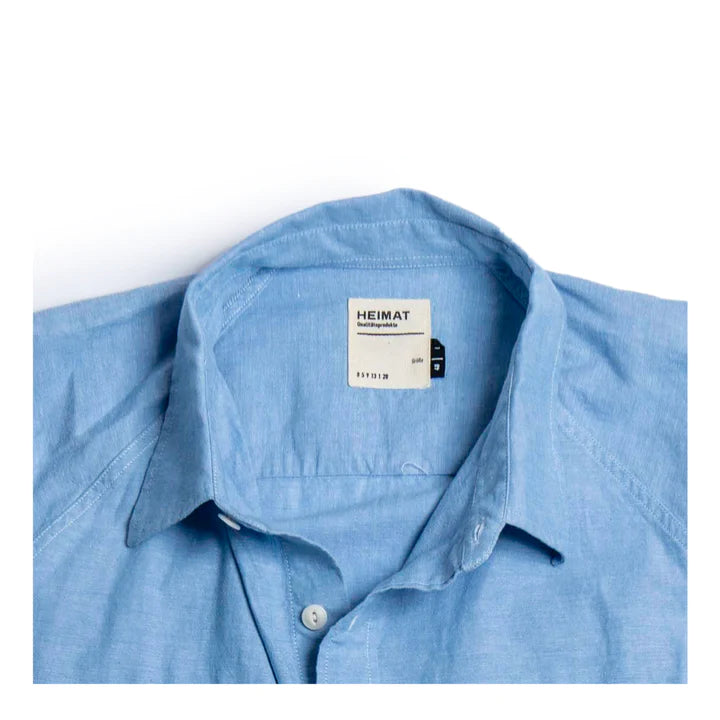 HEIMAT - Arbeitshemd Work Shirt in Trail Blue - City Workshop Men's Supply Co.