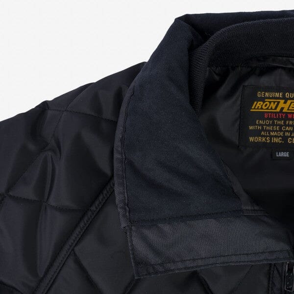 Iron Heart - IHJ-127-BLK - Primaloft® Quilted Rider's Jacket - Black