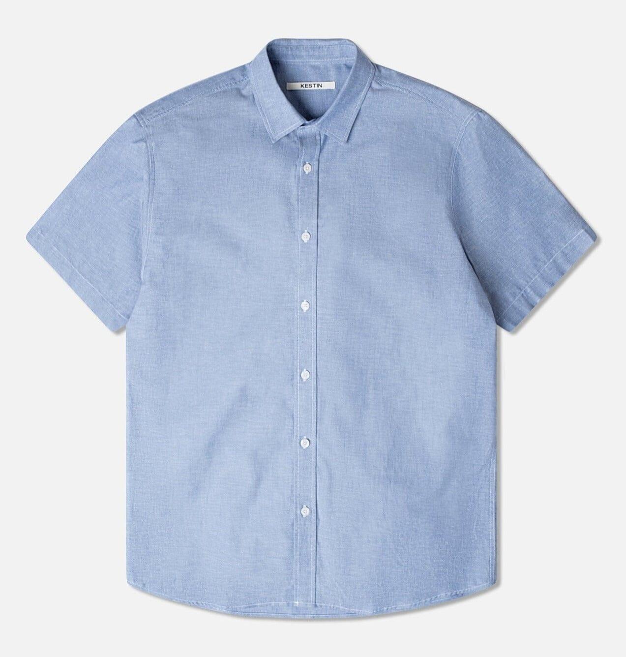 Kestin - Aberlady Shirt in Light Blue - City Workshop Men's Supply Co.