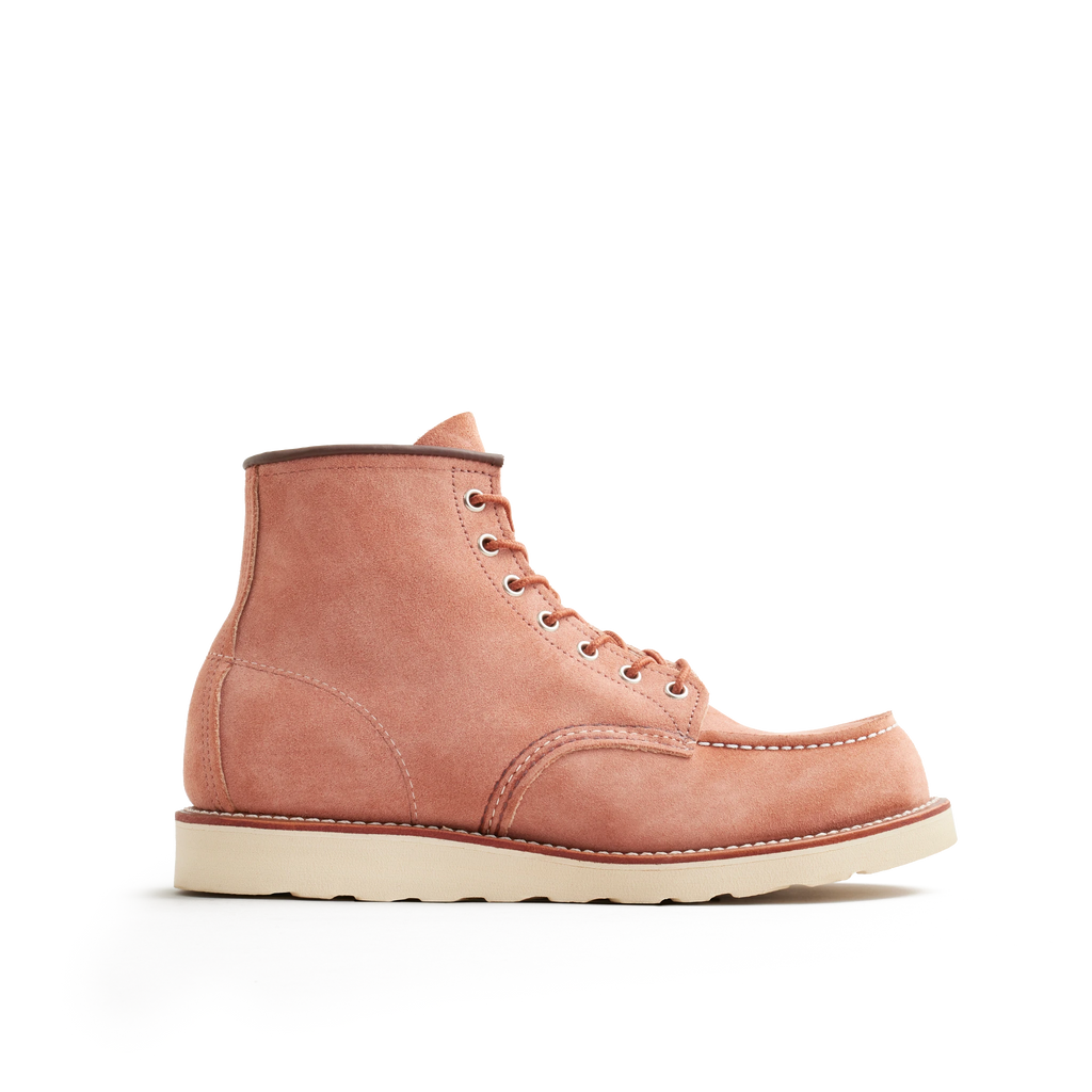 Red Wing Heritage 6 Inch Classic Moc #8208 // Dusty Rose Abilene Leather - City Workshop Men's Supply Co.