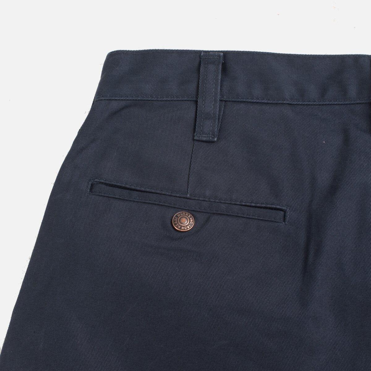 Iron Heart - IH-721 - 9oz Mercerised Selvedge Cotton Slim Tapered Chinos - Navy - City Workshop Men's Supply Co.