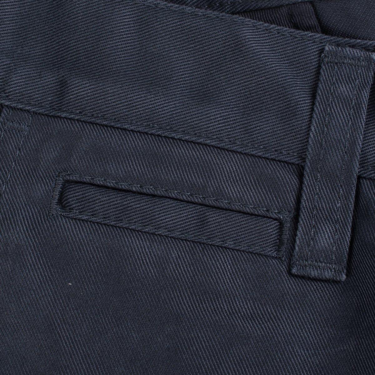 Iron Heart - IH-721 - 9oz Mercerised Selvedge Cotton Slim Tapered Chinos - Navy - City Workshop Men's Supply Co.