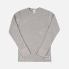 Iron Heart - Waffle Knit Long Sleeved Crew Neck Thermal Top - Grey - City Workshop Men's Supply Co.