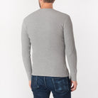 Iron Heart - Waffle Knit Long Sleeved Crew Neck Thermal Top - Grey - City Workshop Men's Supply Co.