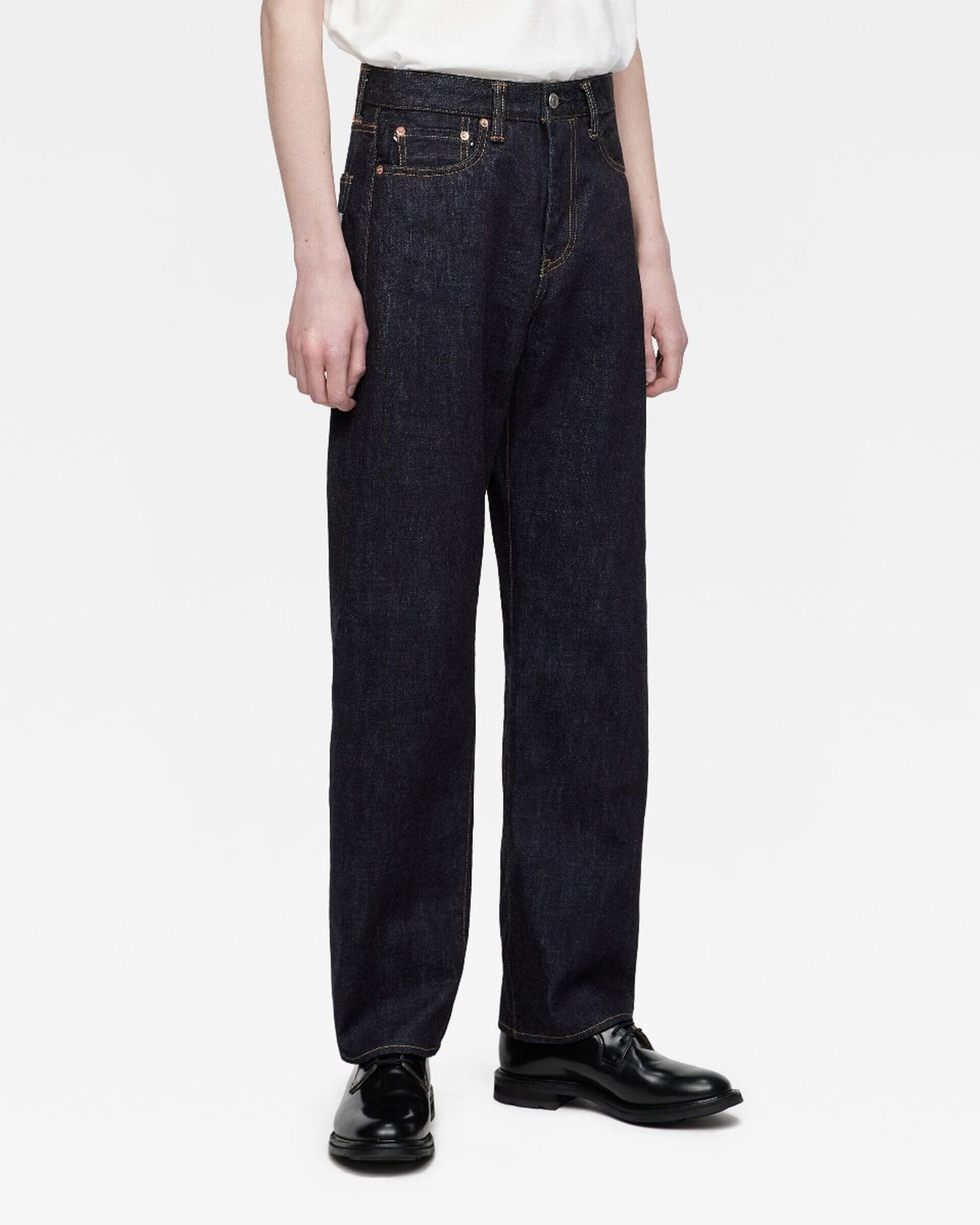 M*様 MOMOTARO JEANS rigid straight denim MOMOTARO JEANS - MMJB0101 - CLASSIC STRAIGHT 15.7oz Indigo (One