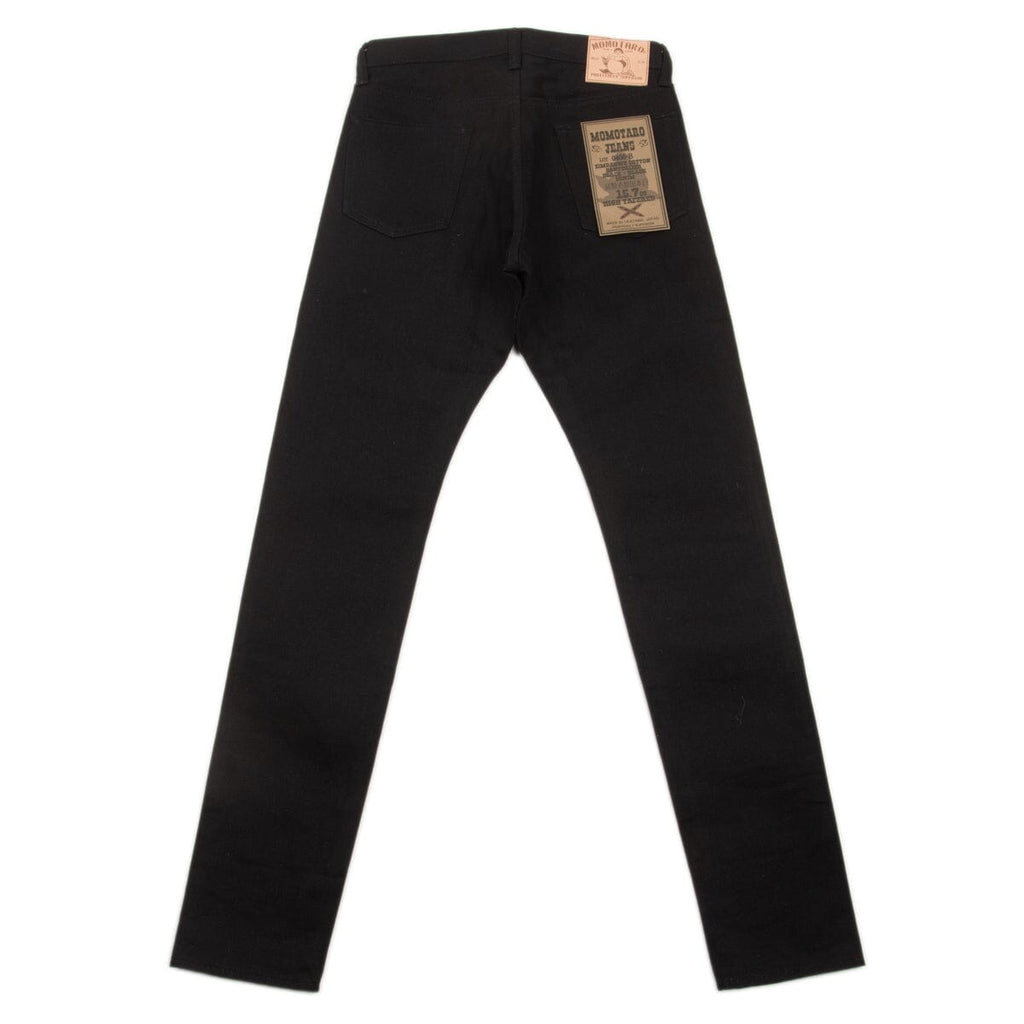 Momotaro Jeans - 0405-B 15.7oz Black Selvedge Denim - High Tapered Fit