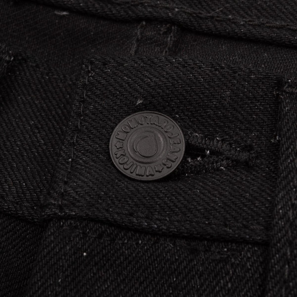 Momotaro Jeans - 0405-B 15.7oz Black Selvedge Denim - High Tapered Fit