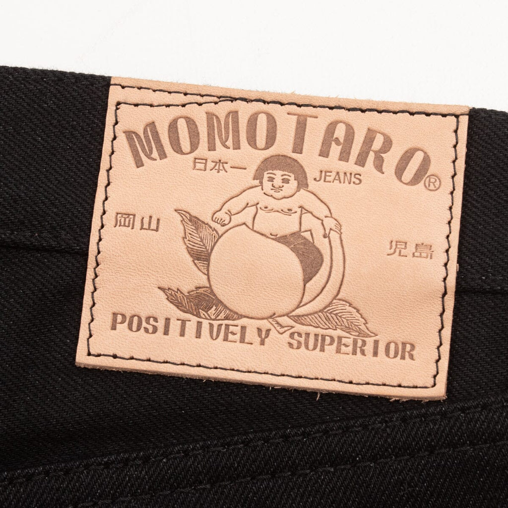 Momotaro Jeans - 0405-B 15.7oz Black Selvedge Denim - High Tapered Fit - City Workshop Men's Supply Co.