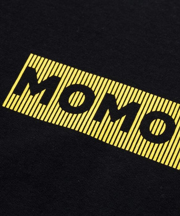 Momotaro Jeans - MTS0050M31 8.5OZ Box Logo T-Shirt in Black