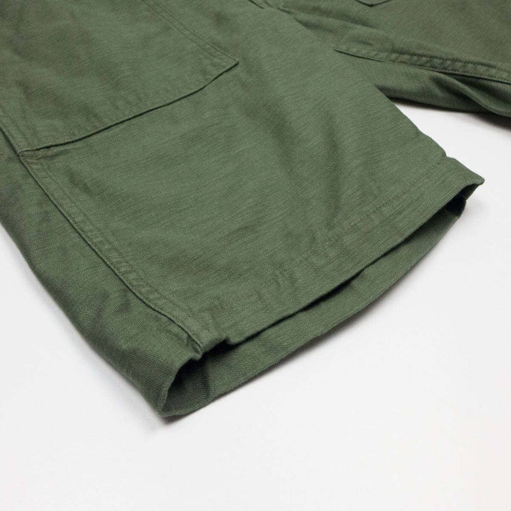 orSlow - (01-7002-16) US Army Fatigue Shorts - Green - City Workshop Men's Supply Co.