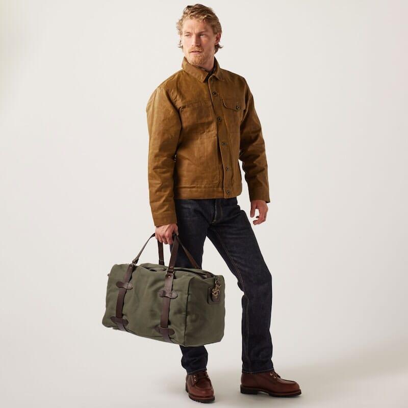 Filson medium twill duffle fashion bag