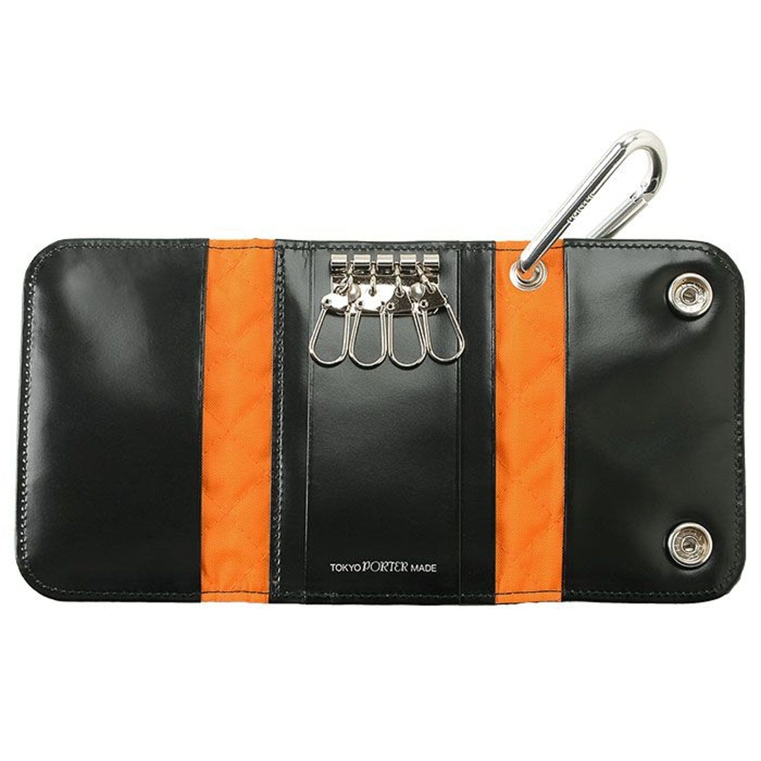 Porter-Yoshida & Co. - Porter Bill Woodland Camo Key Case - Black