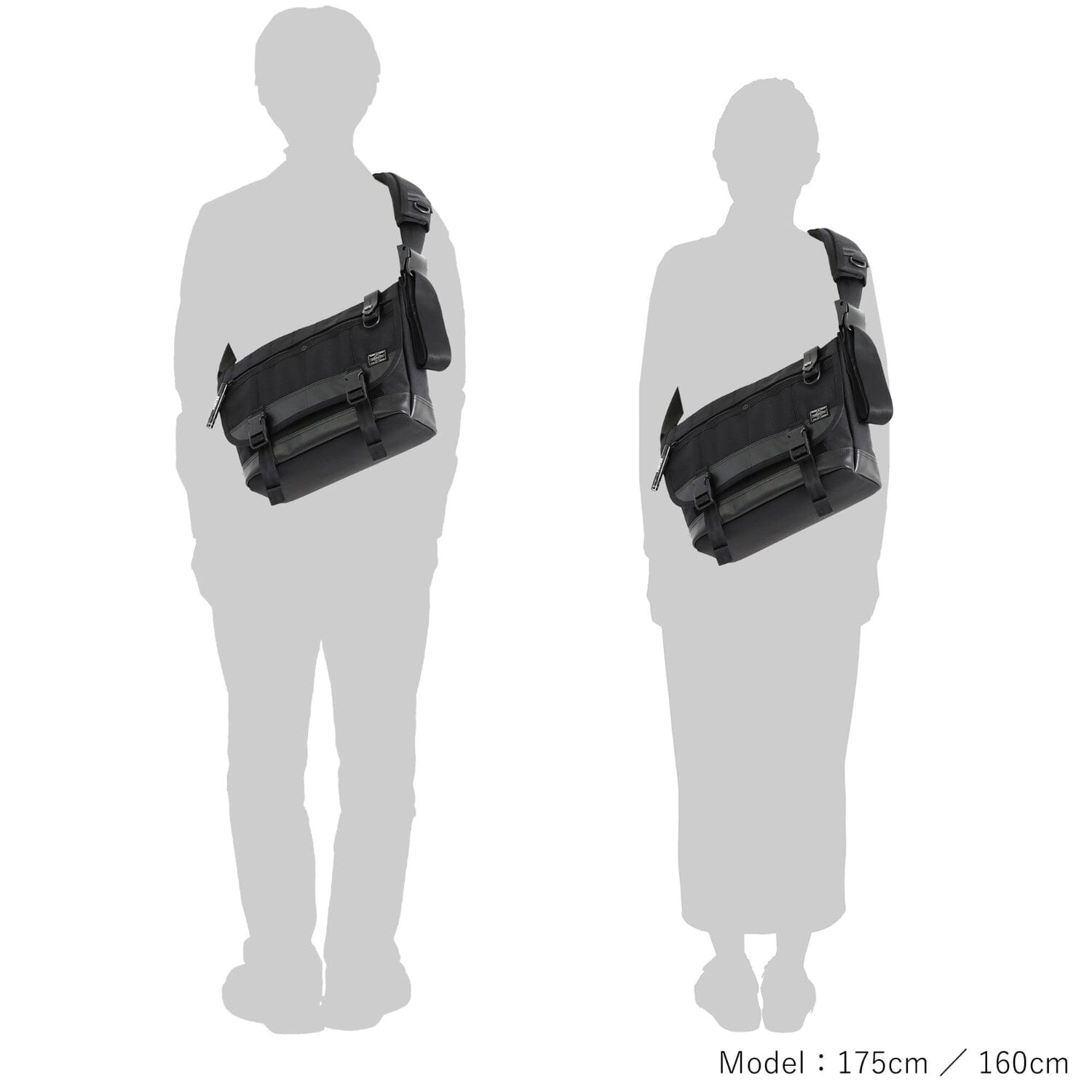 Porter-Yoshida & Co. - Porter Heat Messenger Bag (S) - Black
