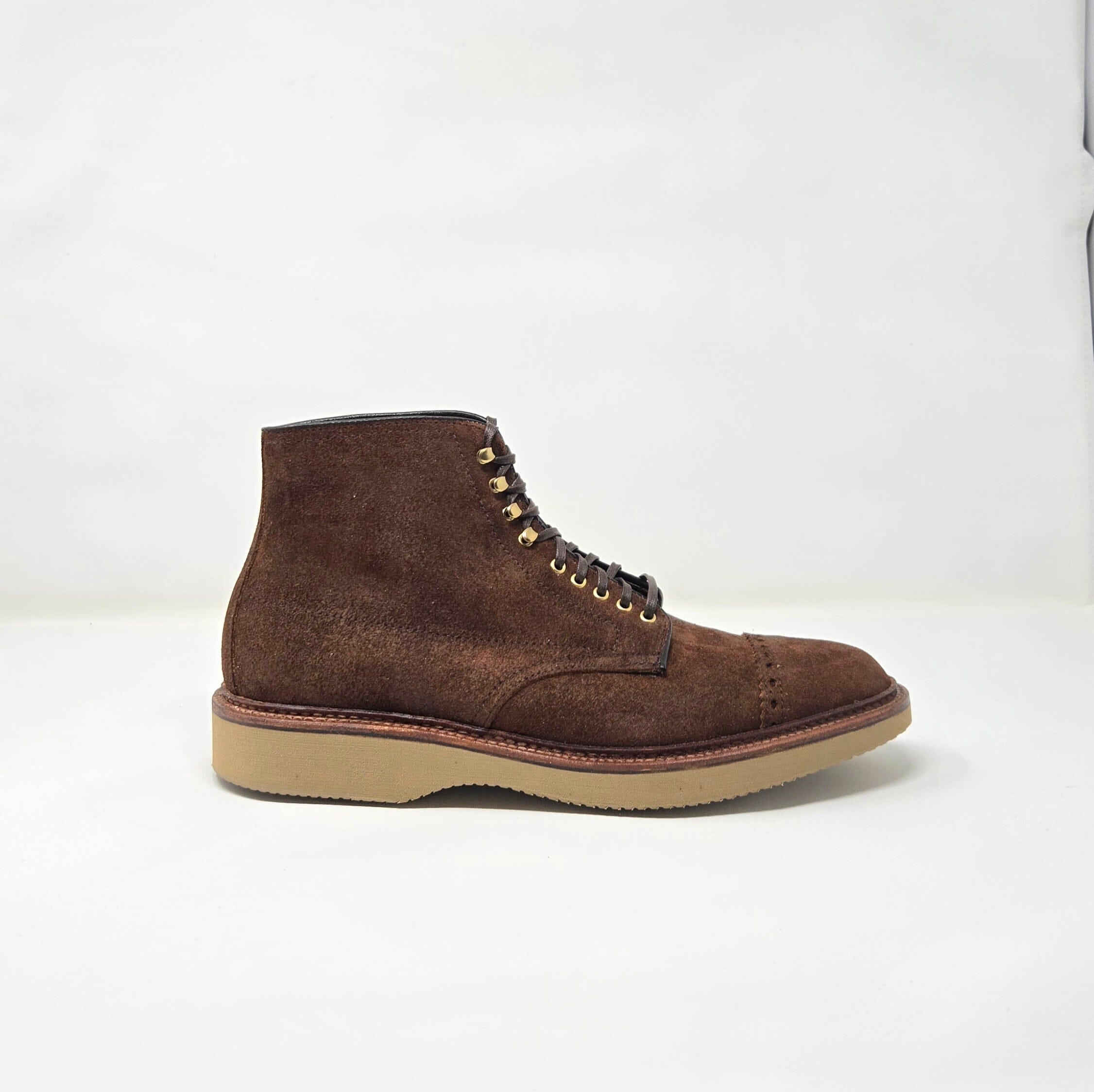 Alden X City Workshop D2681H Tobacco Reverse Oiled Chamois Cap Toe